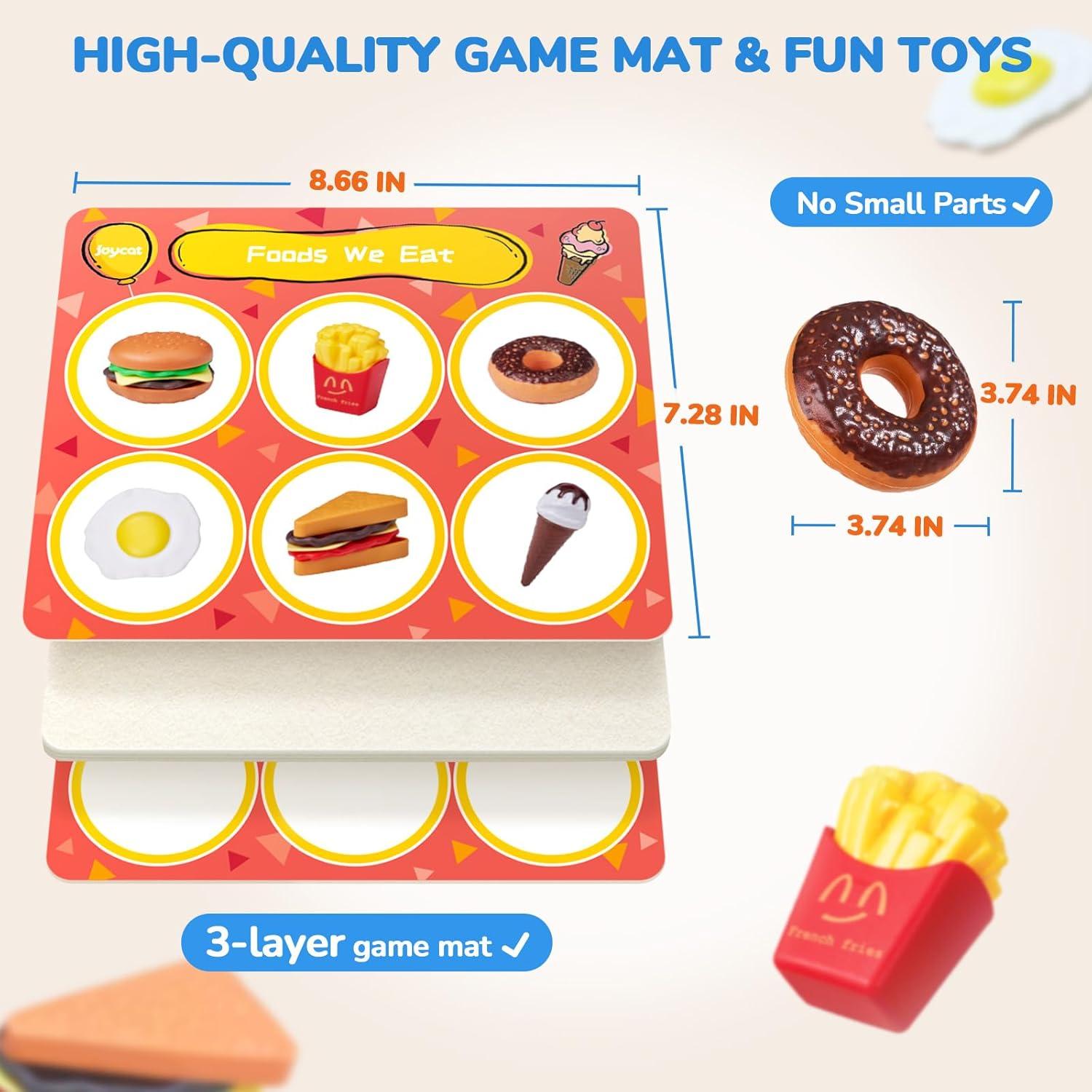 Gamenote Classroom Magnetic Alphabet Letters Kit+JoyCat Sorting Toys with Mystery Play Box for Toddlers 3-5, Dinosaurs, Animals, Fruit, Vehicles, Balls, Food, Tools, Marine Life Learning Play Set