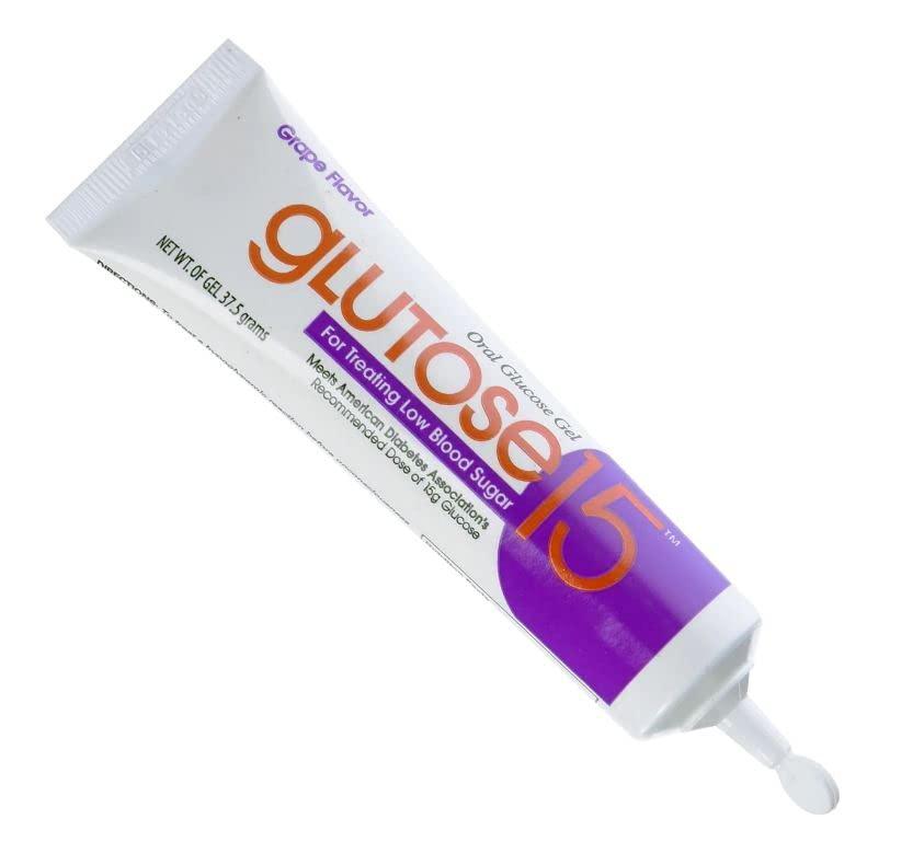 GLUTOSE 15 Oral Gel Grape Flavor 3/PKG